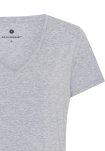 T-shirt v-neck 2-pak | Bambusviskose | Grå -JBS of Denmark Women