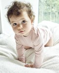 Langærmet body | 4-pak | Bambusviskose | Rose -JBS of Denmark Kids