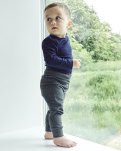 Langærmet body | 4-pak | Bambusviskose | Navy -JBS of Denmark Kids