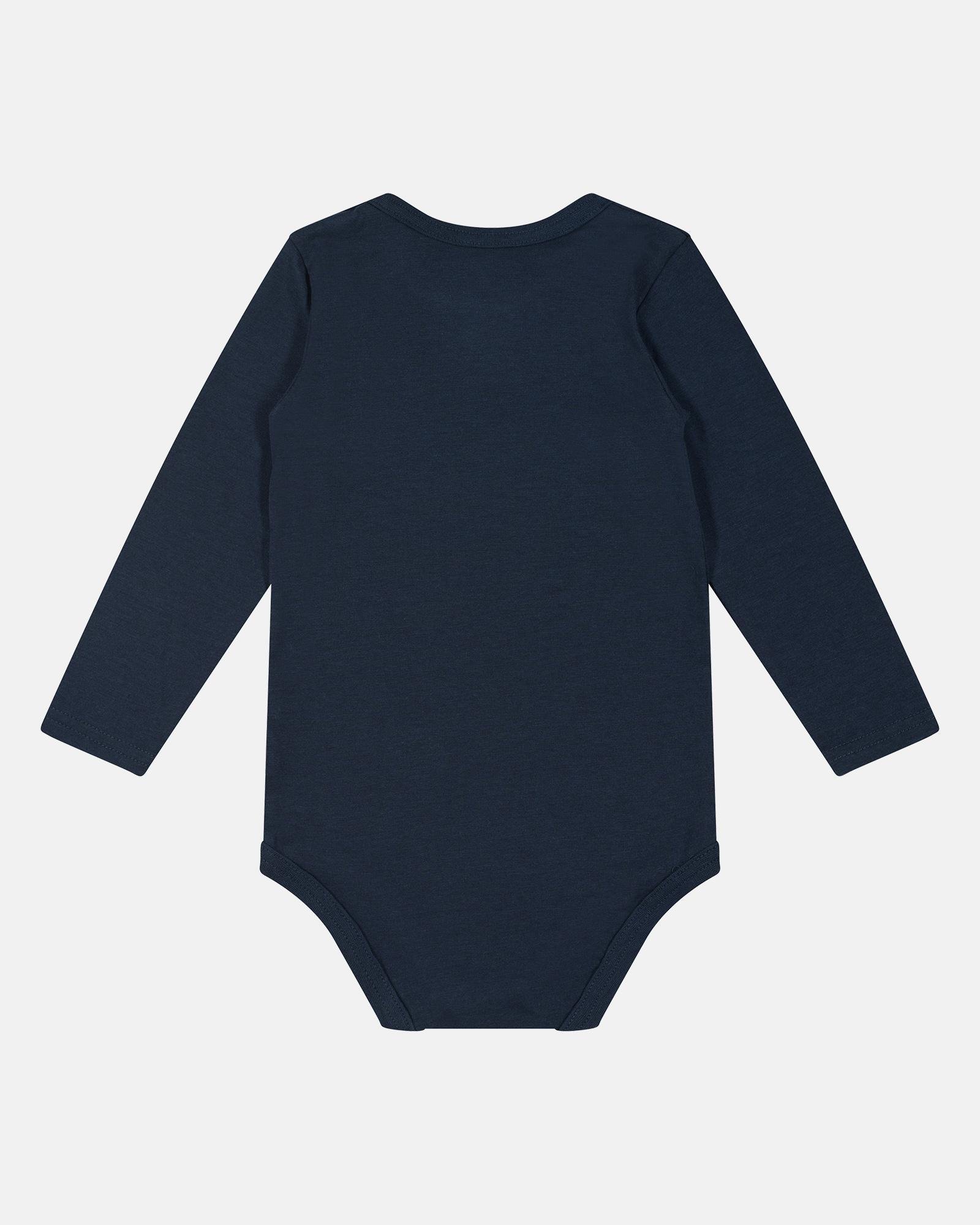 Langærmet body | 4-pak | Bambusviskose | Navy -JBS of Denmark Kids Langærmet body | 4-pak | Bambusviskose | Navy -JBS of Denmark Kids