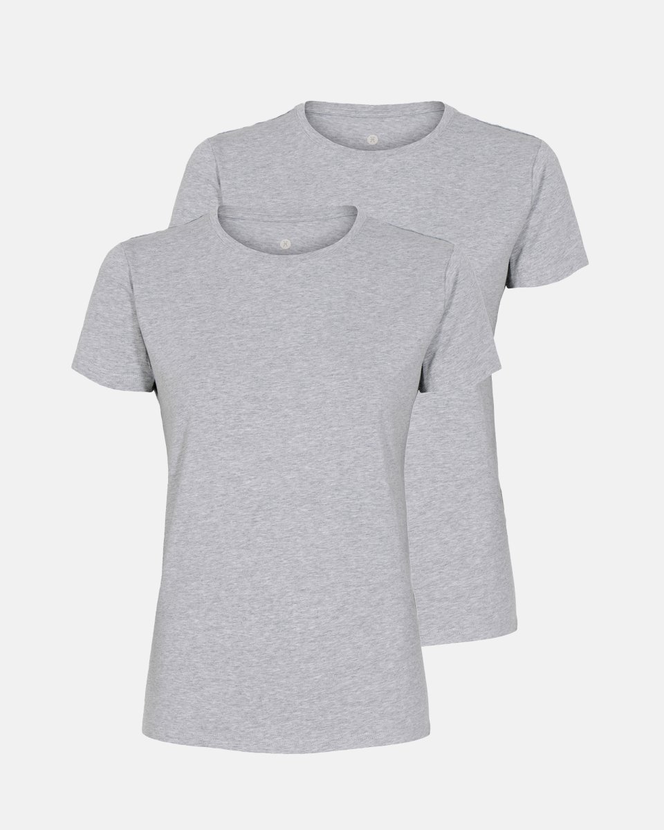 JBS of Denmark Women T-shirt 2-pak | Bambusviskose | Grå - S