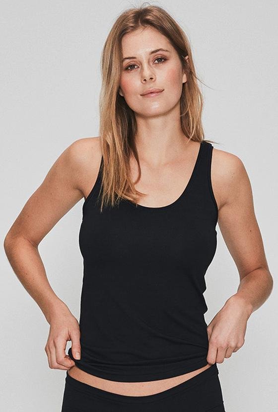 Tanktop 4-pak | Bambusviskose | Sort -JBS of Denmark Women Tanktop 4-pak | Bambusviskose | Sort -JBS of Denmark Women
