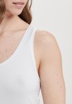 Tanktop 4-pak, Bambusviskose, Hvid