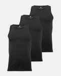 Singlet | 3-pak | Bambusviskose | Sort -JBS of Denmark Men