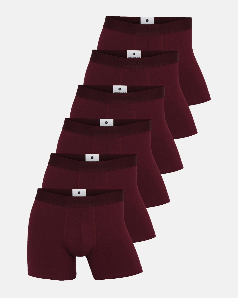 JBS of Denmark Men Tights 6-pak | Bambusviskose | Rød - S