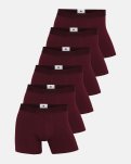 Tights 6-pak, Bambusviskose, Rød