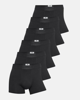 Tights 6-pak, Bambusviskose, Sort