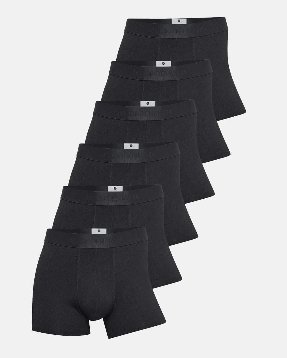 JBS of Denmark Men Tights 6-pak | Bambusviskose | Sort - S