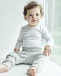 Langærmet body | 4-pak | Bambusviskose | Hvid -JBS of Denmark Kids