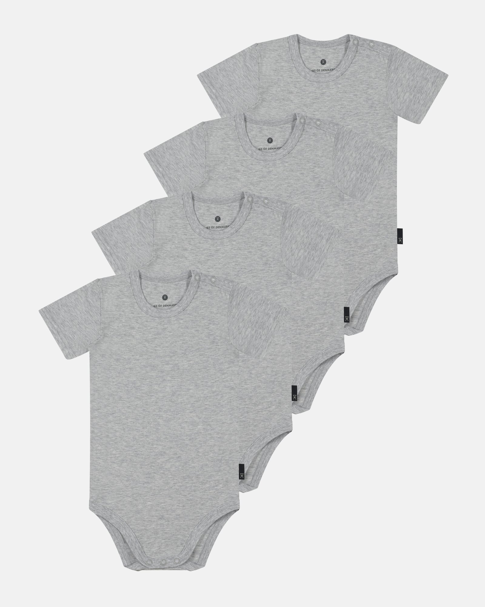 Kortærmet body | 4-pak | Bambusviskose | Grå -JBS of Denmark Kids Kortærmet body | 4-pak | Bambusviskose | Grå -JBS of Denmark Kids
