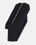 T-shirt 12-pak | Økologisk bomuld | Sort -Claudio