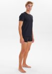 T-shirt 12-pak, Økologisk bomuld, Sort
