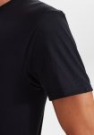 T-shirt 12-pak, Økologisk bomuld, Sort