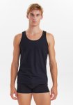 Tanktop "singlet" 12-pak | Økologisk bomuld | Sort -Claudio
