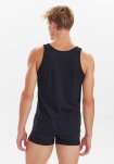 Tanktop "singlet" 12-pak | Økologisk bomuld | Sort -Claudio