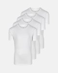 T-shirt o-neck | 4-pak | Bambusviskose | Hvid -JBS of Denmark Kids