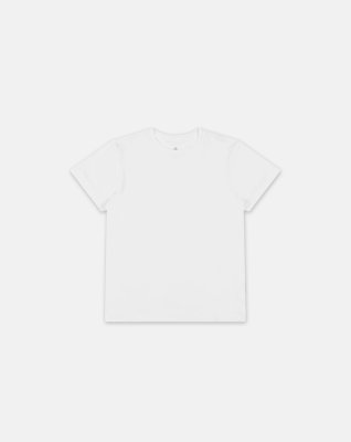 T-shirt o-neck "kids", 4-pak, Bambusviskose, Hvid