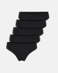 Tai brief 5-pak | GOTS bomuld | Sort - JBS of Denmark Women