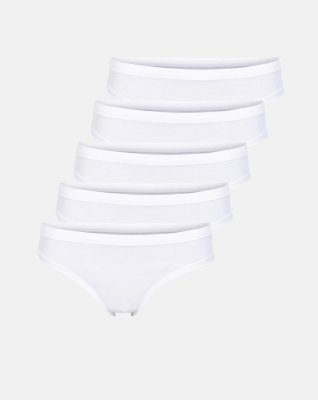 Tai brief 5-pak | GOTS bomuld | Hvid -JBS of Denmark Women