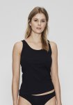 Stroptop 4-pak | GOTS bomuld | Sort -JBS of Denmark Women