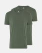 T-shirt o-neck 2-pak | Bambusviskose | Grøn - JBS of Denmark Men