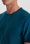 T-shirt o-neck 2-pak, Bambusviskose, Grøn