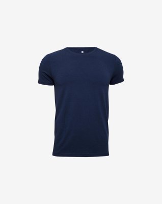 T-shirt o-neck 2-pak, Bambusviskose, Marine