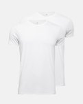 T-shirt o-neck 2-pak | Bambusviskose | Hvid -JBS of Denmark Men