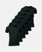 T-shirt "o-neck" 6-pak | Økologisk bomuld | Sort - JBS