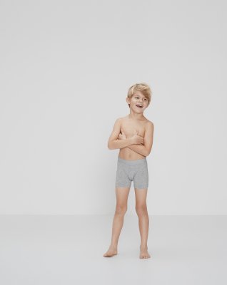 Tights "kids", 9-pak, Bambusviskose, Grå
