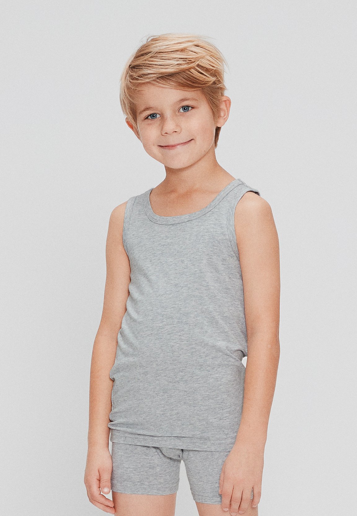 Singlet | 6-pak | Bambusviskose | Grå -JBS of Denmark Kids Singlet | 6-pak | Bambusviskose | Grå -JBS of Denmark Kids