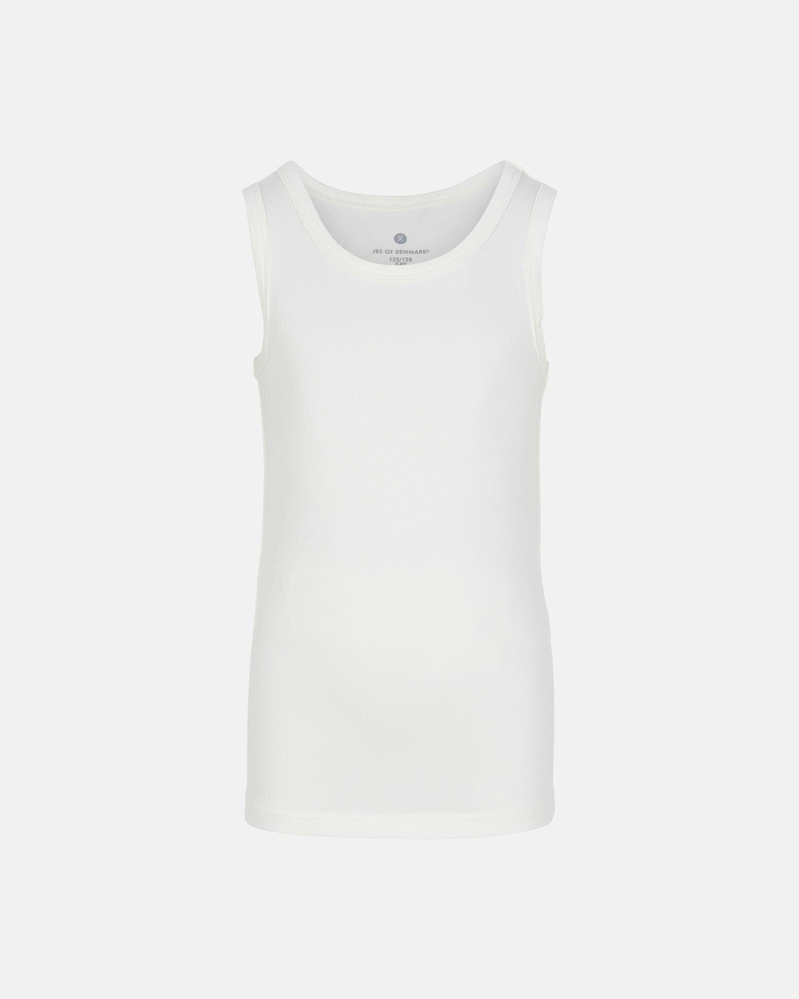 Singlet | 6-pak | Bambusviskose | Hvid -JBS of Denmark Kids Singlet | 6-pak | Bambusviskose | Hvid -JBS of Denmark Kids