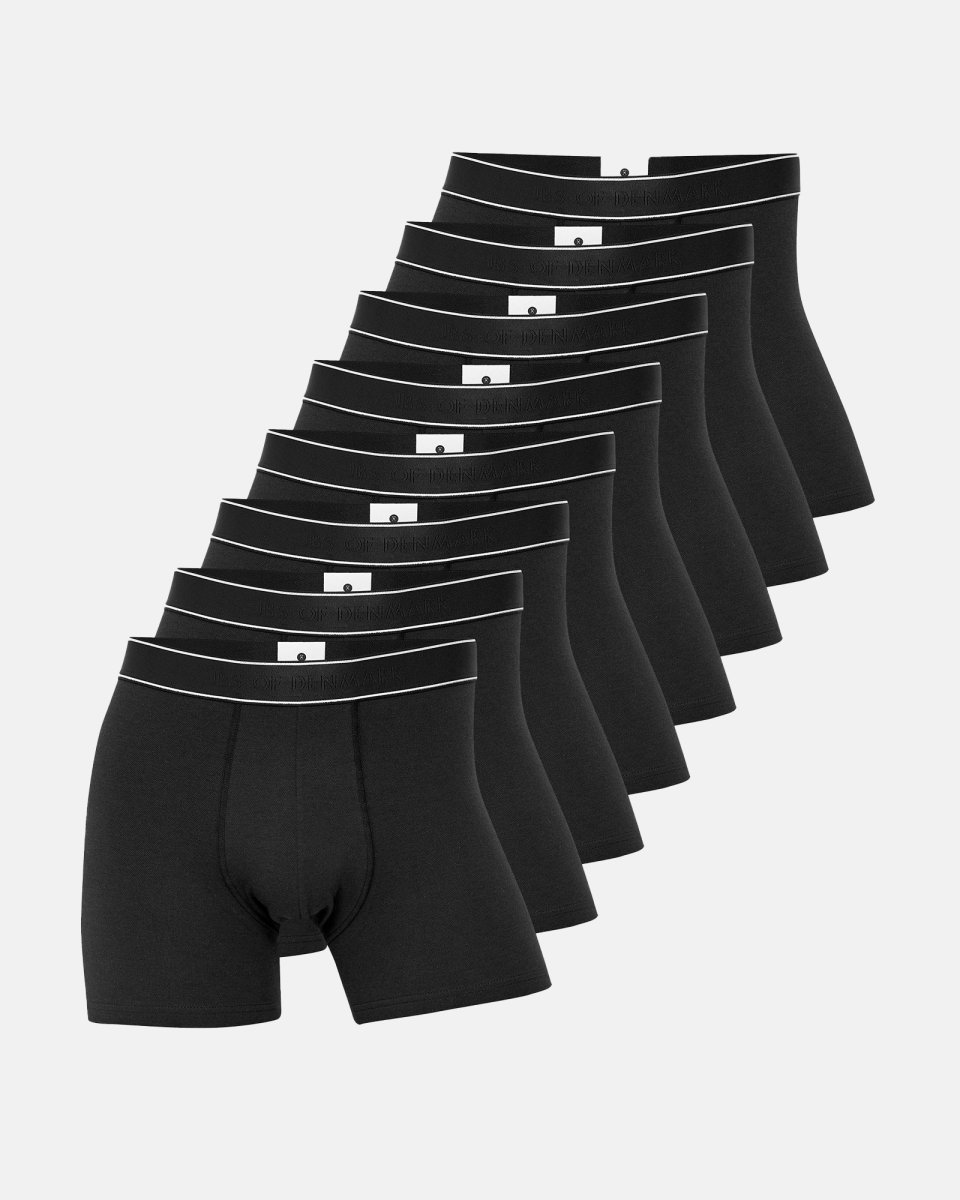 JBS of Denmark Men Pique tights 8-pak | Bambusviskose | Sort - M