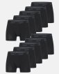 Tights 10-pak | Økologisk bomuld | Sort - Claudio