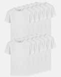 T-shirt 12-pak | Økologisk bomuld | Hvid -Claudio