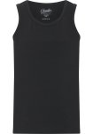 Tanktop "singlet" 12-pak | Økologisk bomuld | Sort -Claudio