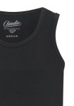 Tanktop "singlet" 12-pak | Økologisk bomuld | Sort -Claudio