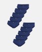 Briefs "mini slip" 10-pak | 100% økologisk bomuld | Navy - JBS