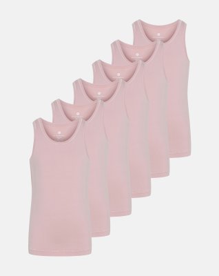 Singlet | 6-pak | Bambusviskose | Rose -JBS of Denmark Kids