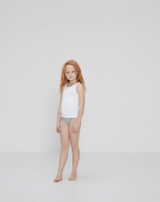 Singlet "kids", 6-pak, Bambusviskose, Hvid