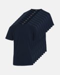 T-shirts 9-pak | Økologisk bomuld | Navy -Claudio