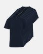 T-shirts 9-pak | Økologisk bomuld | Navy - Claudio