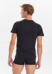 T-shirts 9-pak, Økologisk bomuld, Sort
