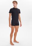 T-shirts 9-pak, Økologisk bomuld, Sort