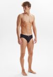Briefs "mini slip" 10-pak, 100% økologisk bomuld, Sort