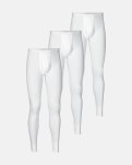 Long johns "original" 3-pak, 100% bomuld, Hvid