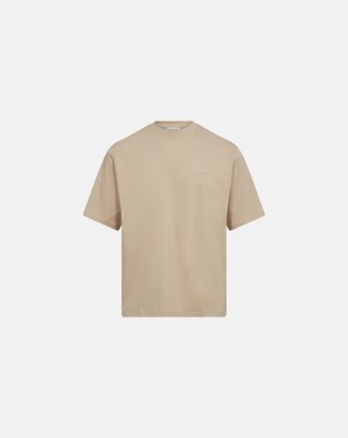 T-shirt "mid sleeve" | 100% økologisk bomuld | Sand -Resteröds