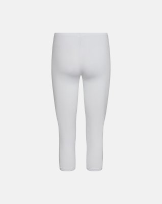 3/4 leggings, Bambusviskose, Hvid