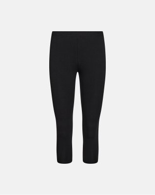 3/4 leggings, Bambusviskose, Sort