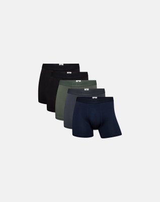 Tights 5-pak, Bambusviskose, Multifarvet